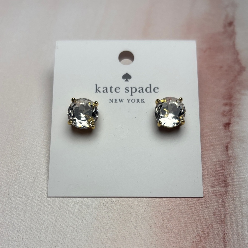Kate Spade Gold-Trimmed Gumdrop Earrings